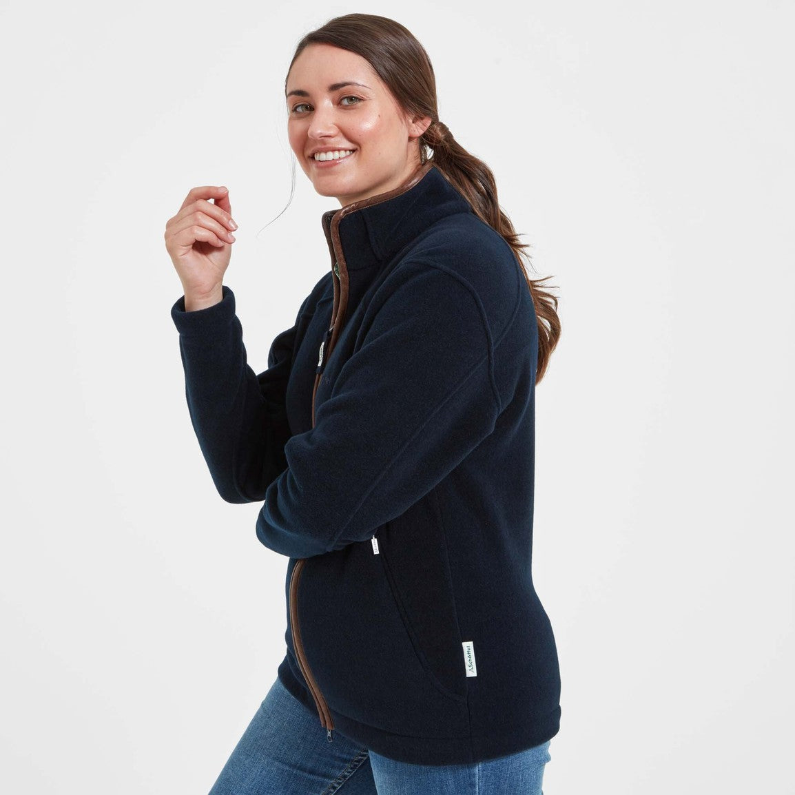 Schoffel Ladies Burley Fleece - Navy