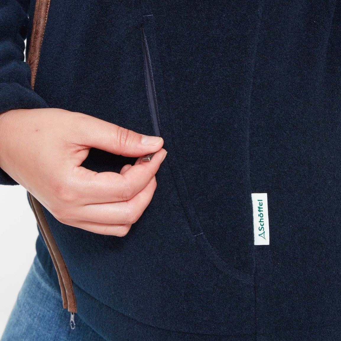 Schoffel Ladies Burley Fleece - Navy