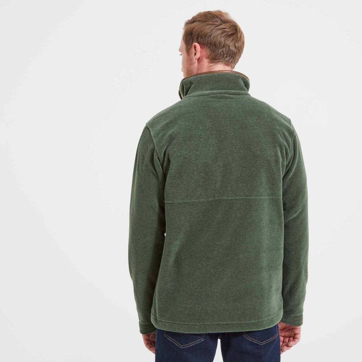 Schoffel Mens Berkeley 1/4 Zip Fleece - Cedar Green