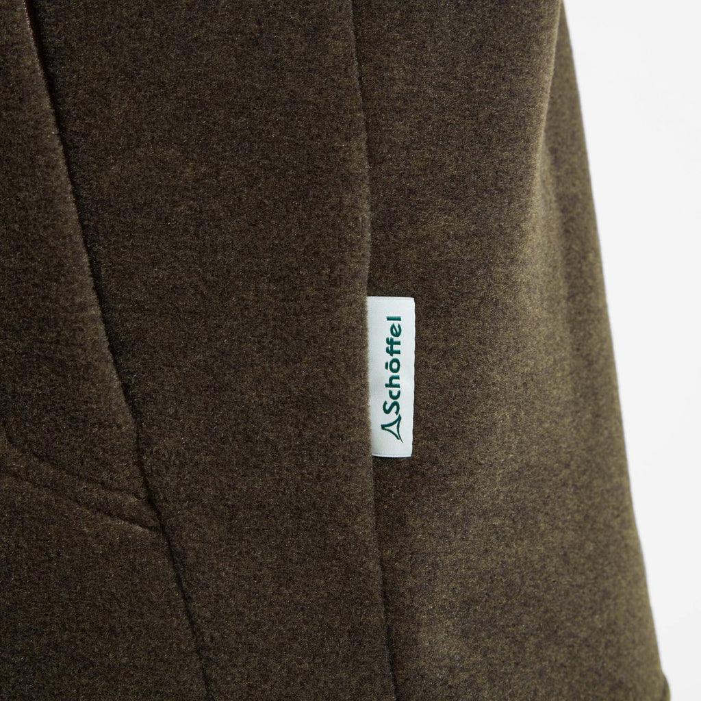 Schoffel Mens Berkeley 1/4 Zip Fleece - Dark Olive