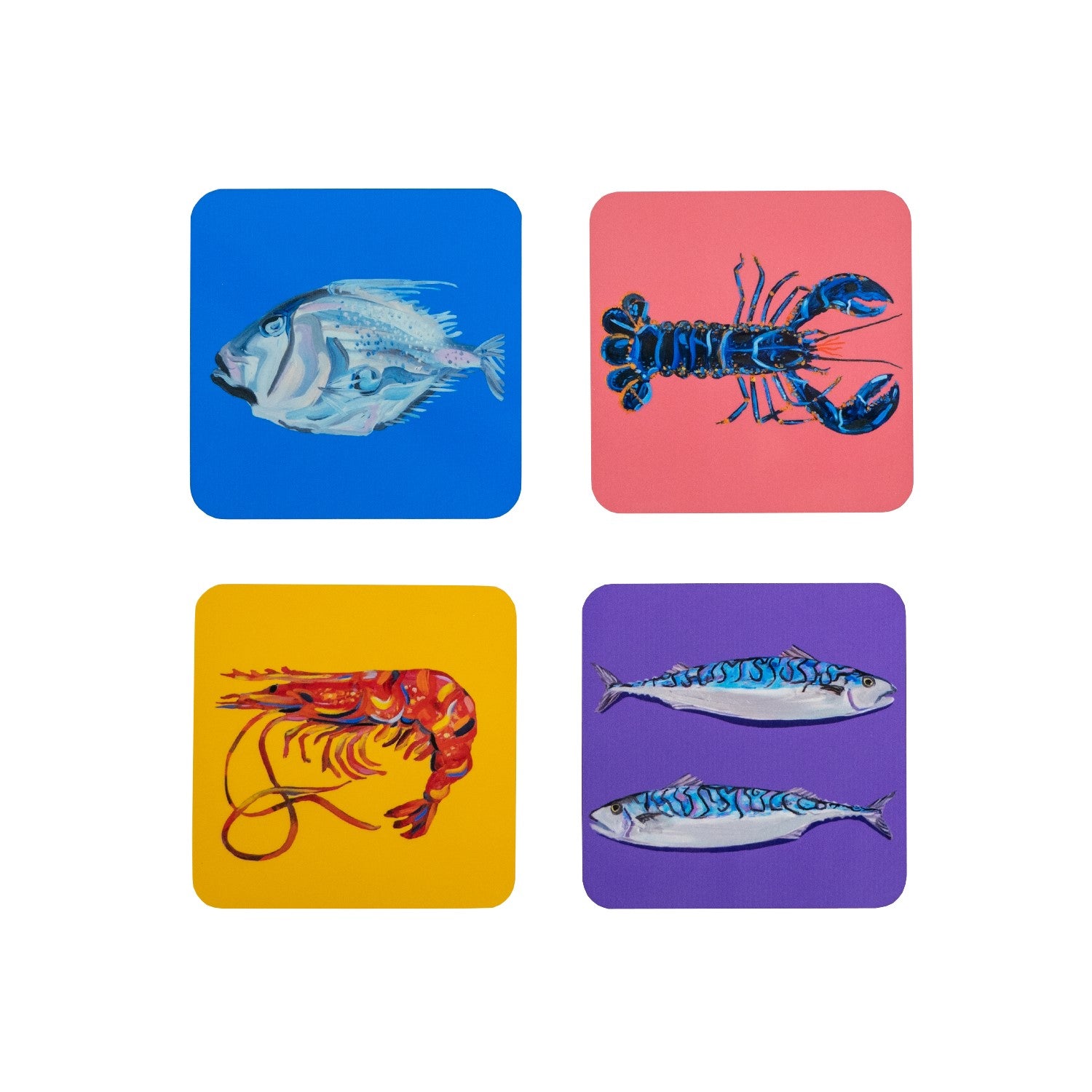 Alice Straker Fish Coasters