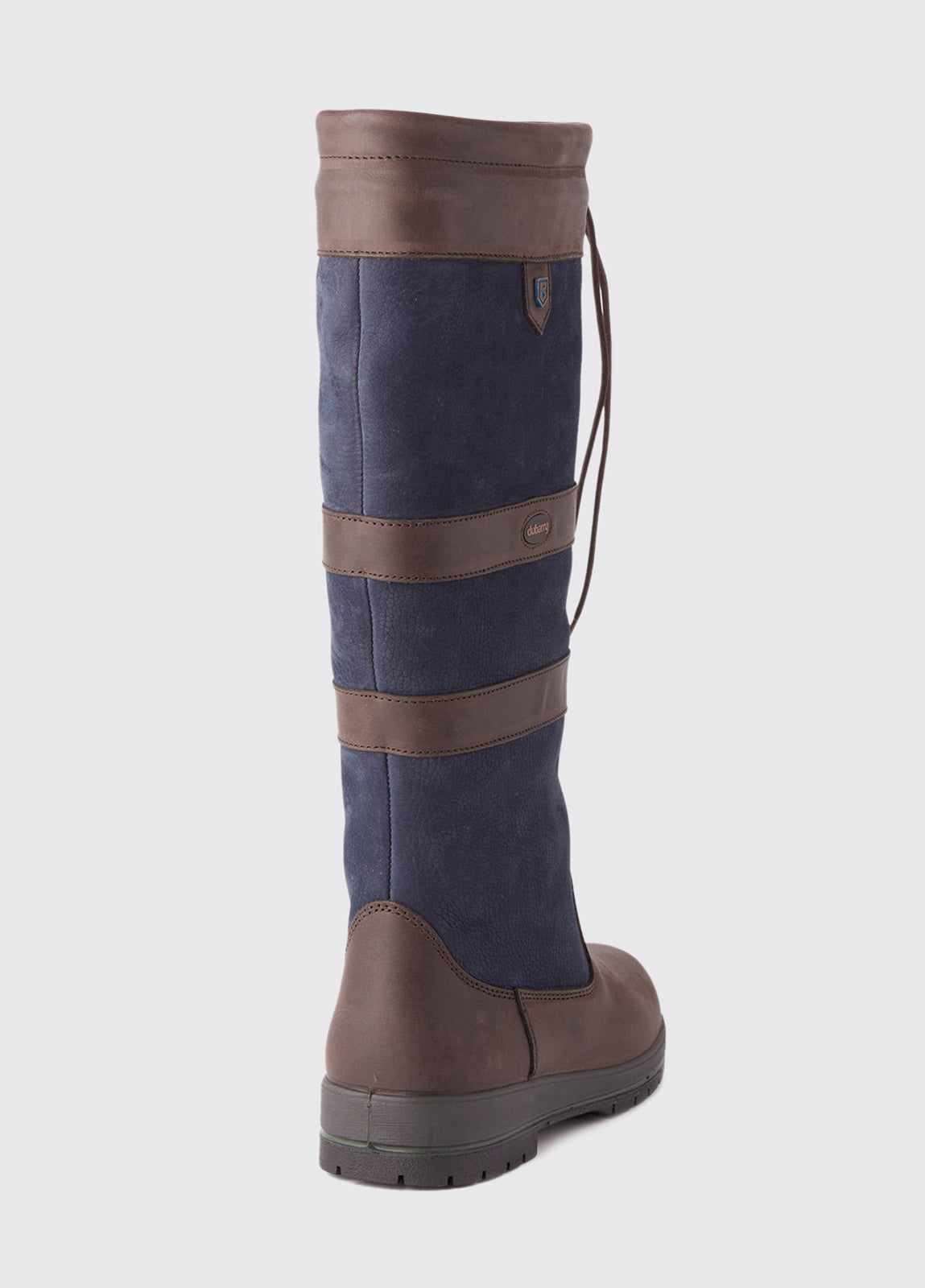 Dubarry Womens Galway Country Boot - Navy/Brown