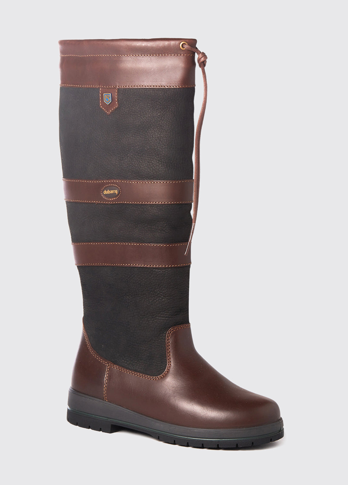 Dubarry Womens Galway Extrafit Country Boot - Black/Brown