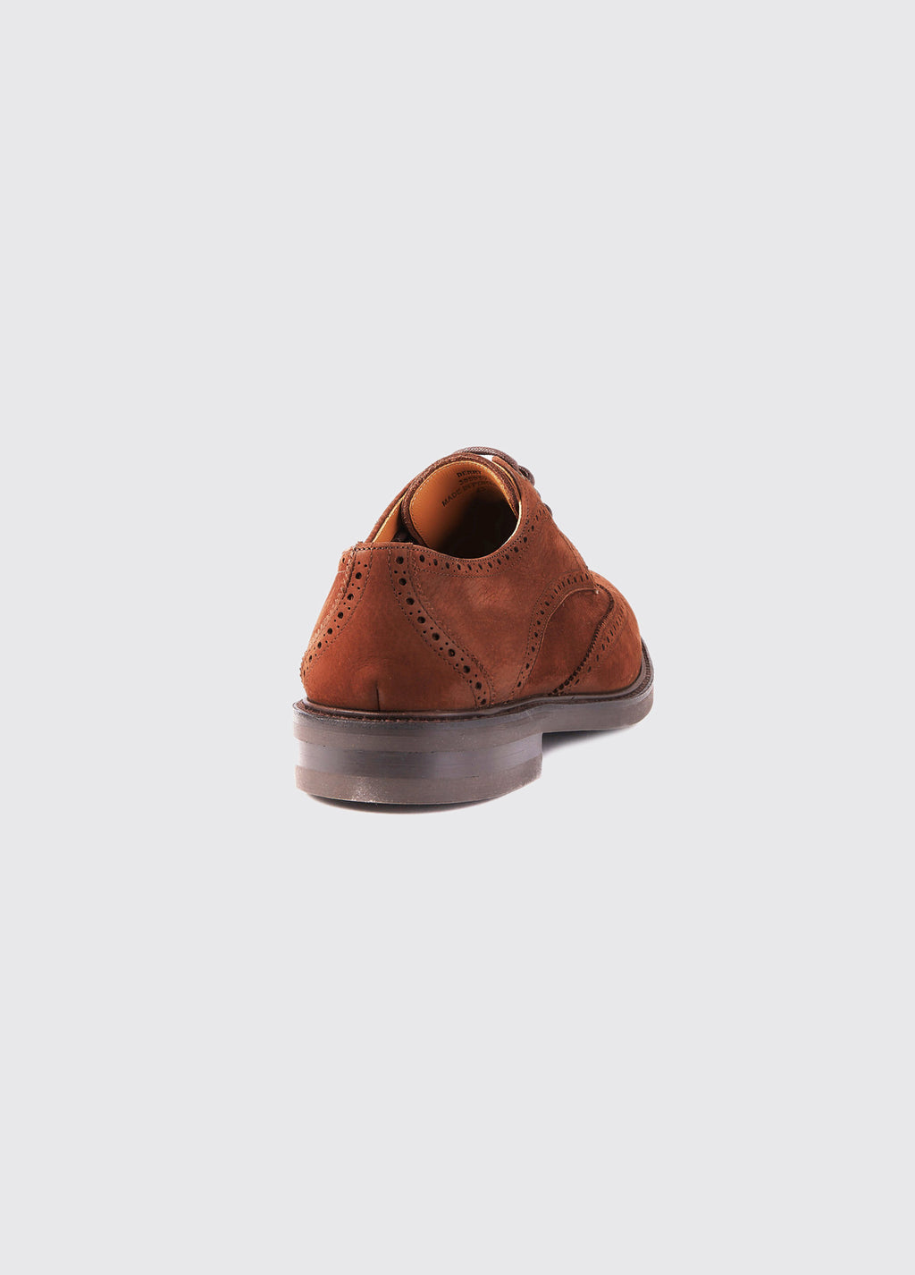 Dubarry Mens Derry Goodyear Brogue Shoes - Walnut