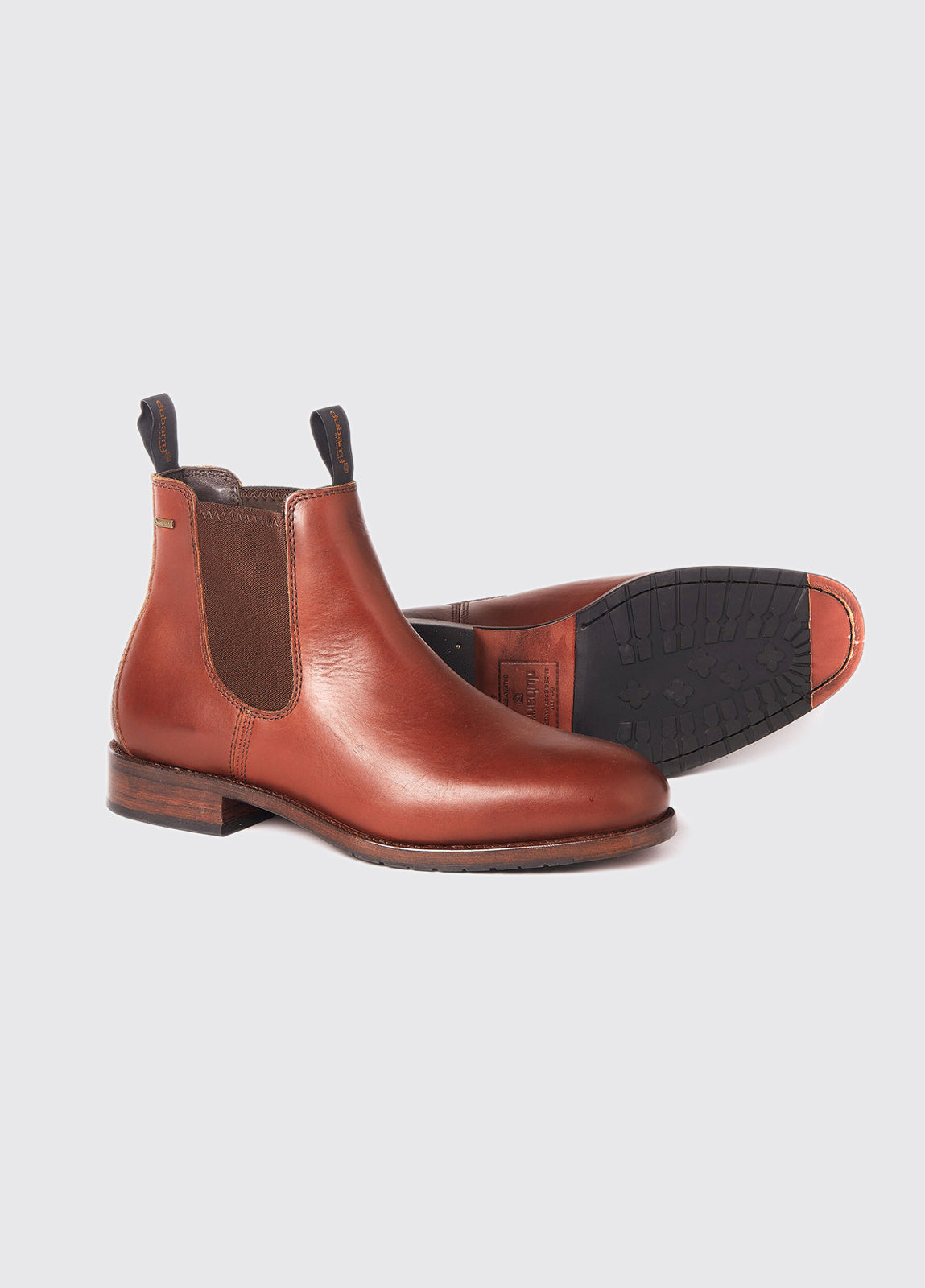 Dubarry Mens Kerry Leather Soled Boot - Chestnut