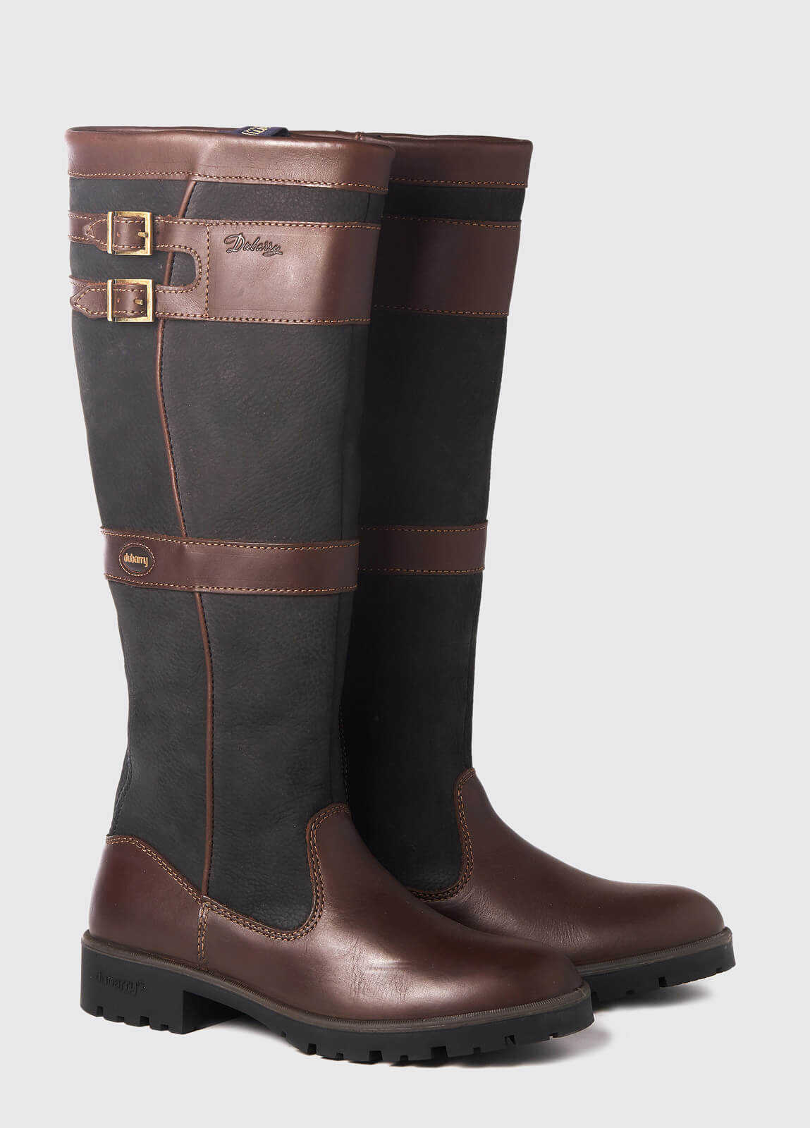 Dubarry Womens Longford Country Boot - Black/Brown