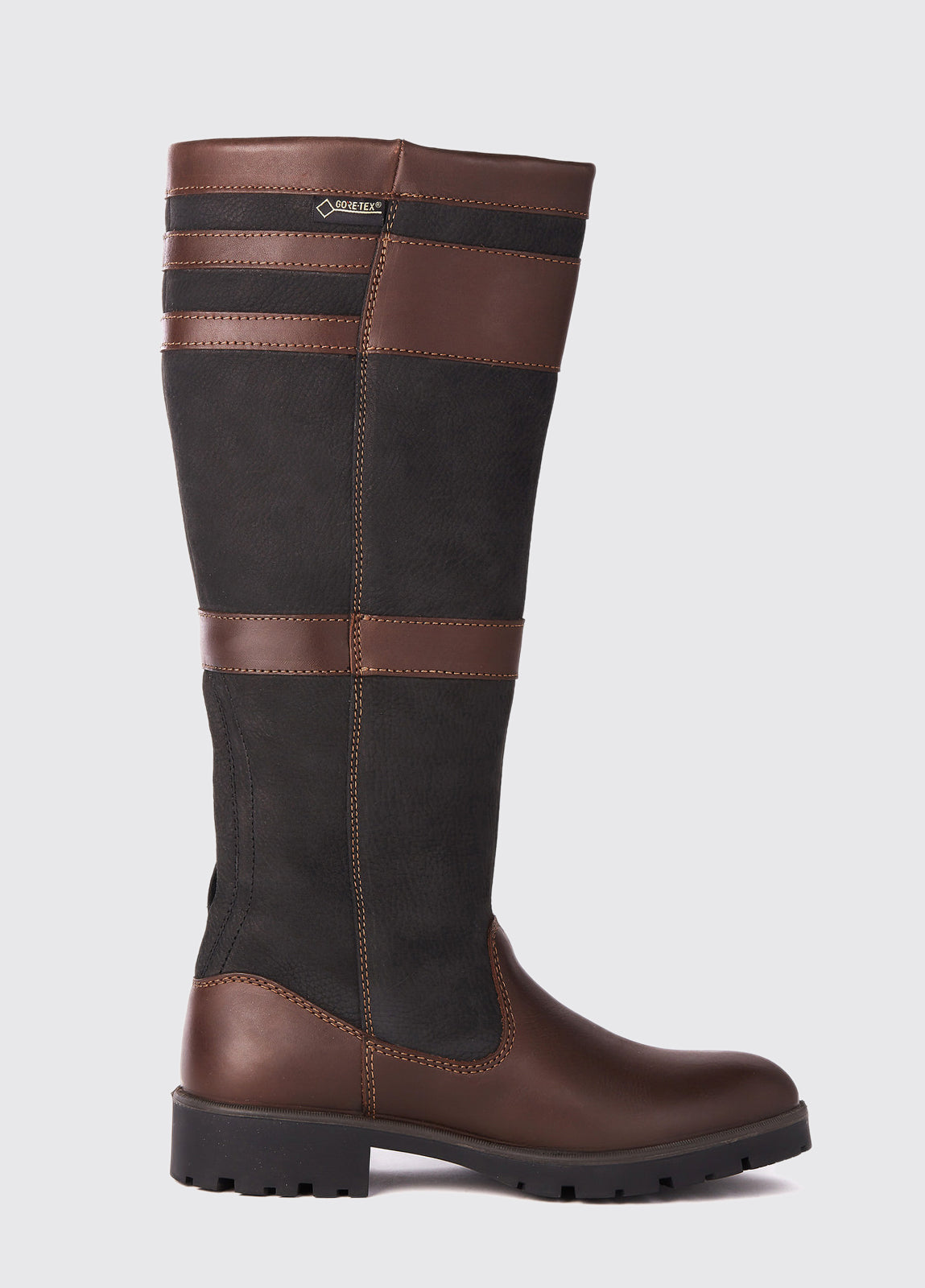 Dubarry Womens Longford Country Boot - Black/Brown