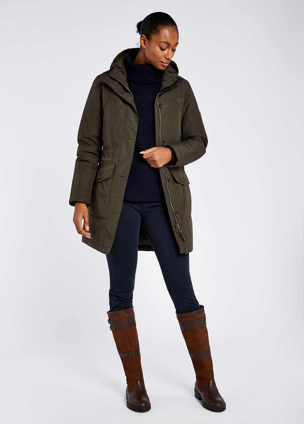 Dubarry Womens Sandford Parka - Ivy