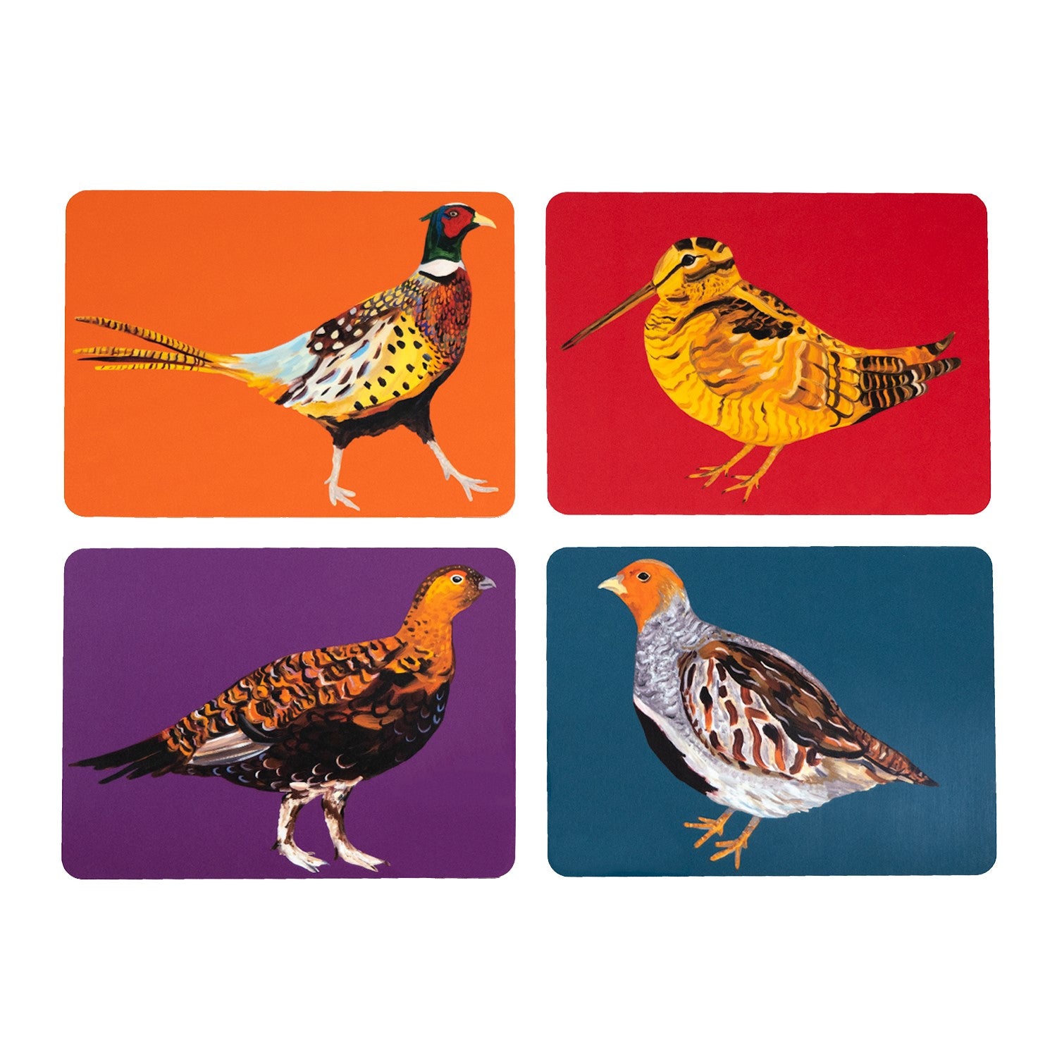 Alice Straker Game Birds Placemats