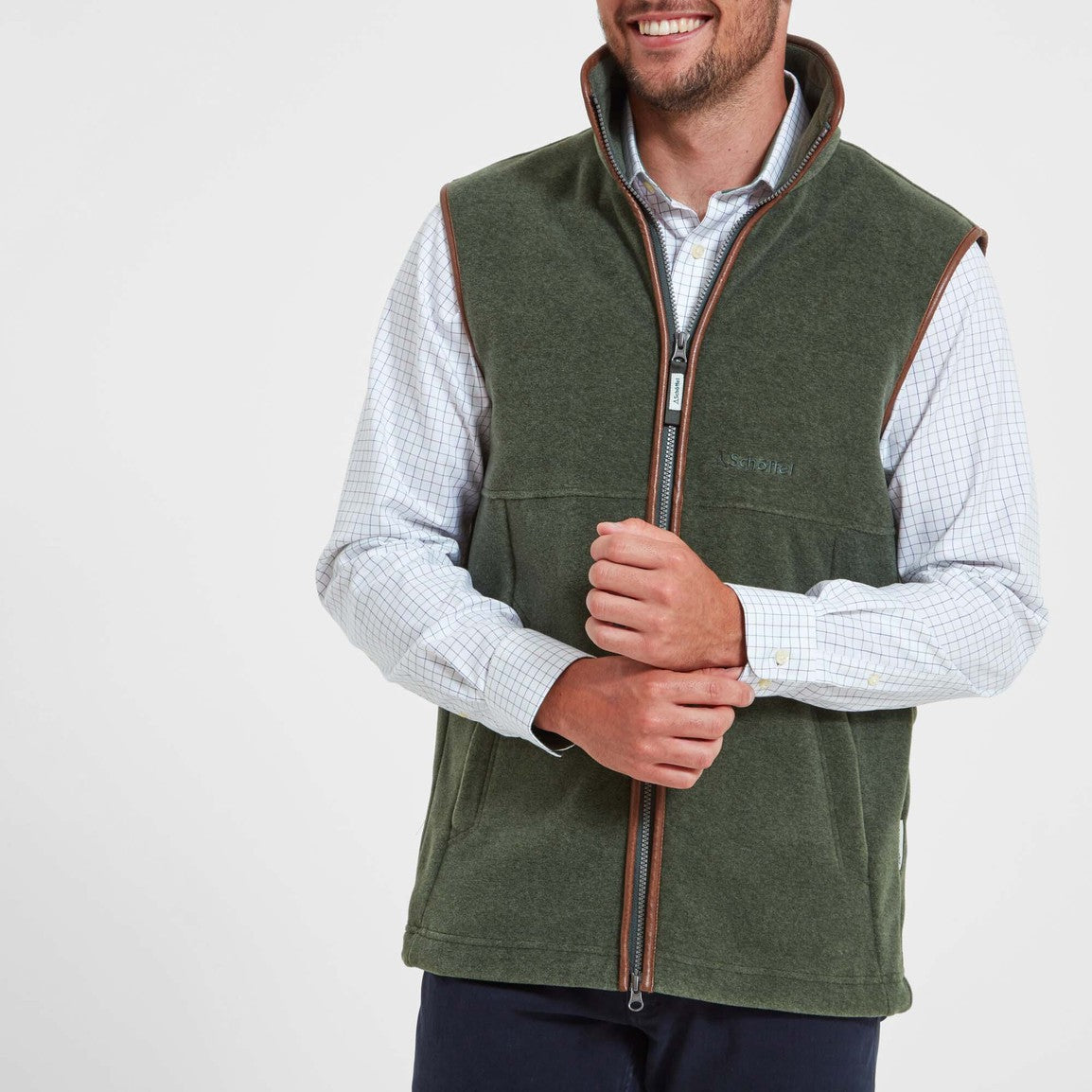 Schoffel Oakham Fleece Gilet - Cedar Green