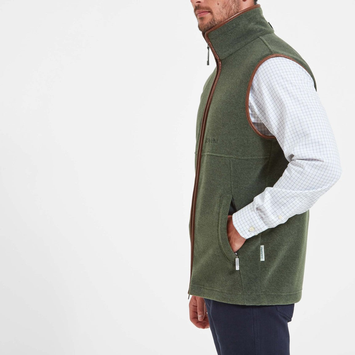 Schoffel Oakham Fleece Gilet - Cedar Green