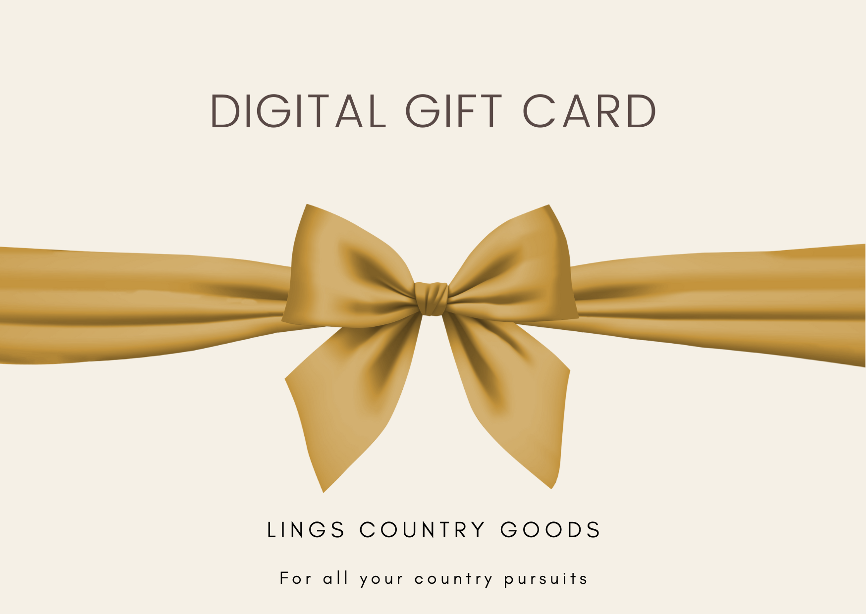 Lings Country Goods Digital Gift Card