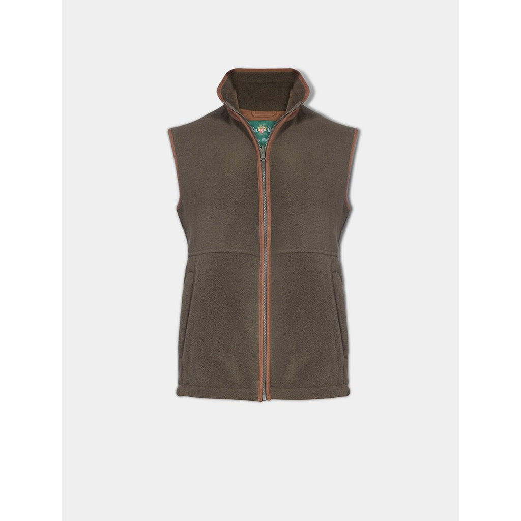 Alan Paine Aylsham Children's Fleece Waistcoat -  Green