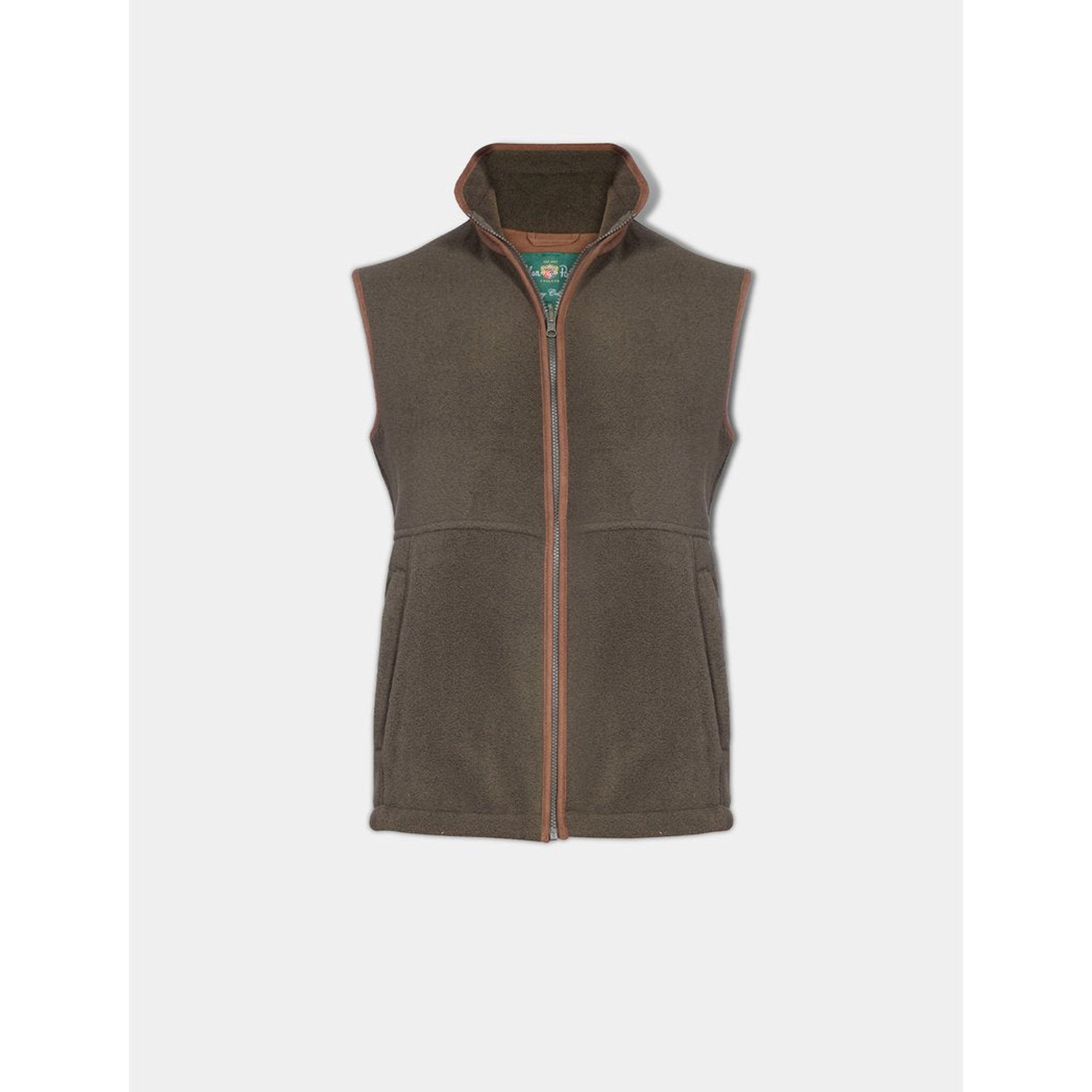 Alan Paine Aylsham Children's Fleece Waistcoat -  Green