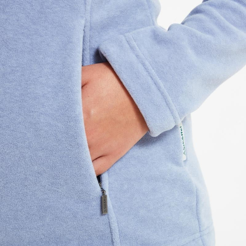Schoffel Ladies Tilton 1/4 Zip Fleece - Powder Blue