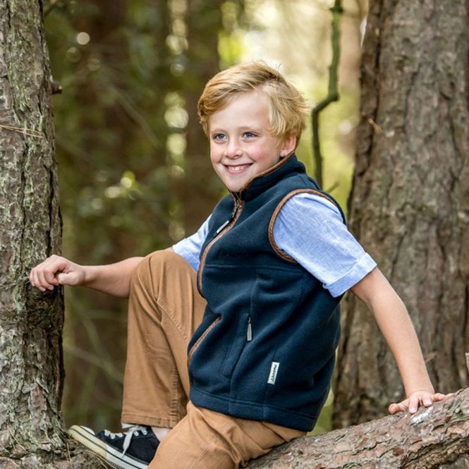 Schoffel Little Oakham Fleece Gilet - Navy