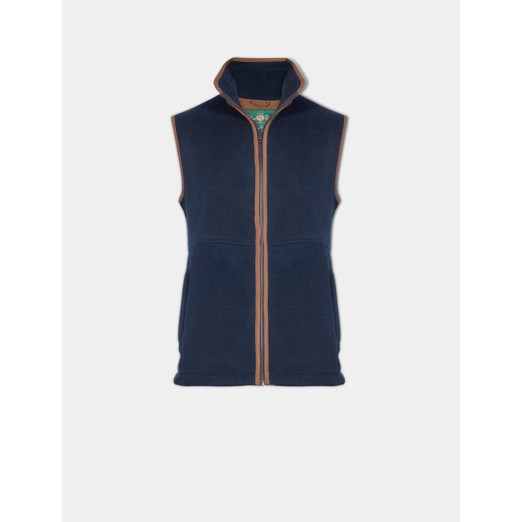 Alan Paine Aylsham Children's Fleece Waistcoat - Navy