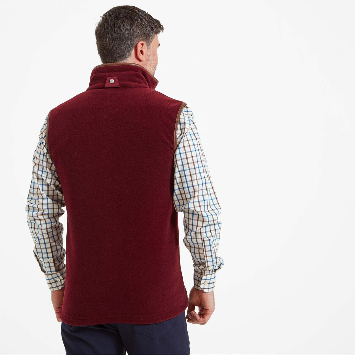 Schoffel Oakham Fleece Gilet - Claret
