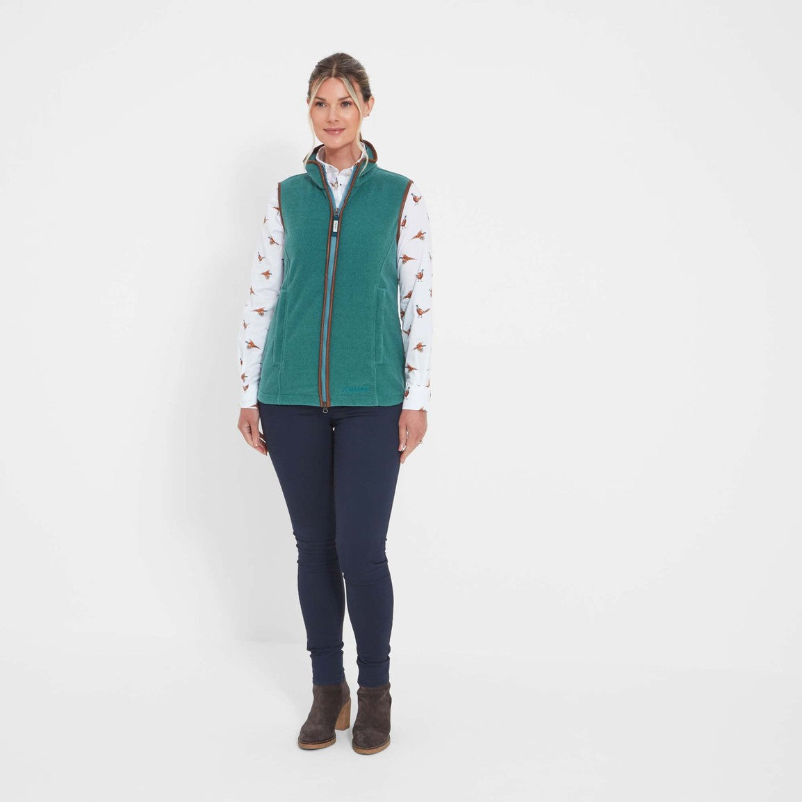 Schoffel Lyndon Fleece Gilet - Duck Egg