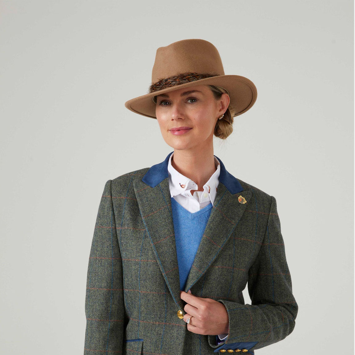 Alan Paine Richmond Ladies Fedora Hat - Mink