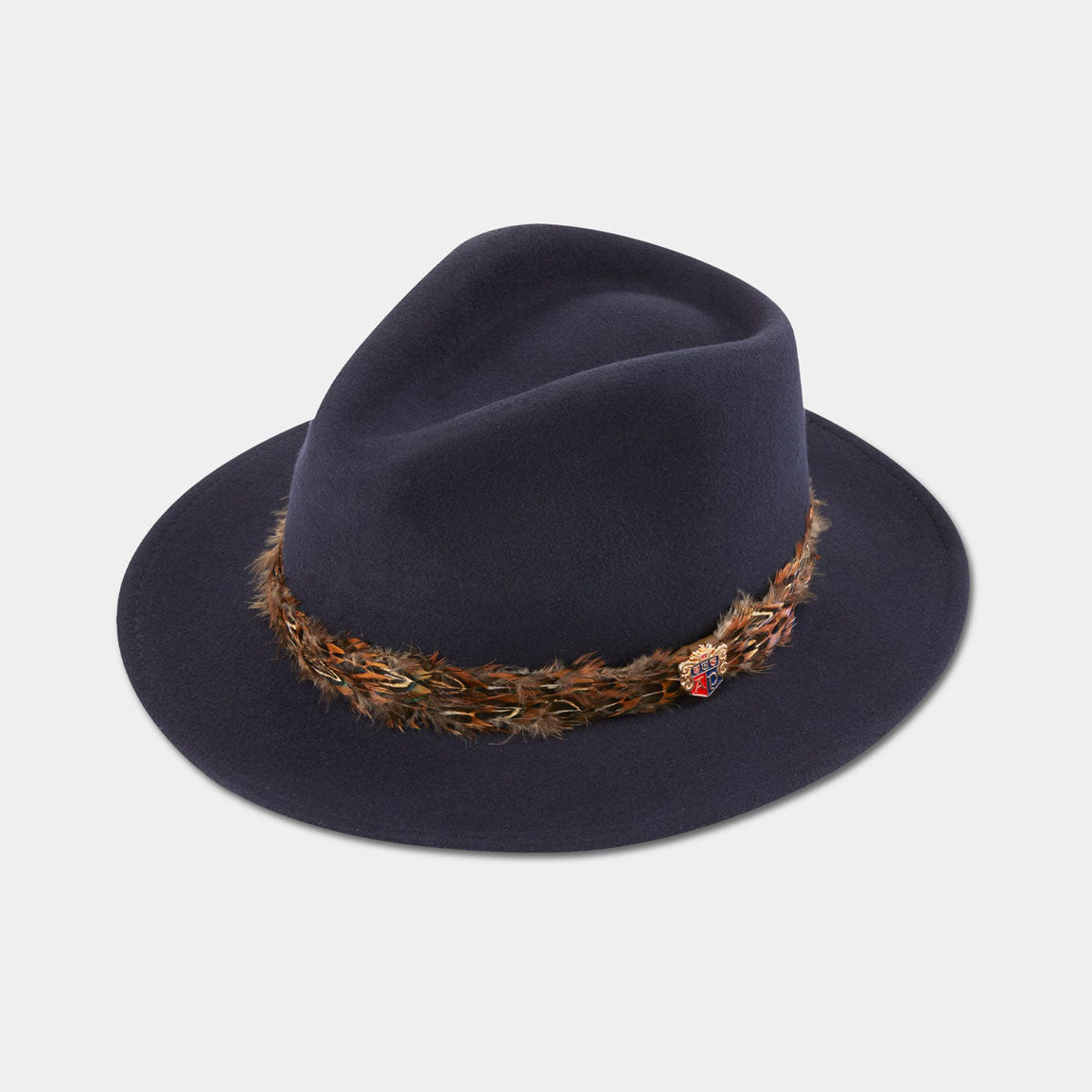 Alan Paine Richmond Ladies Fedora Hat - Navy