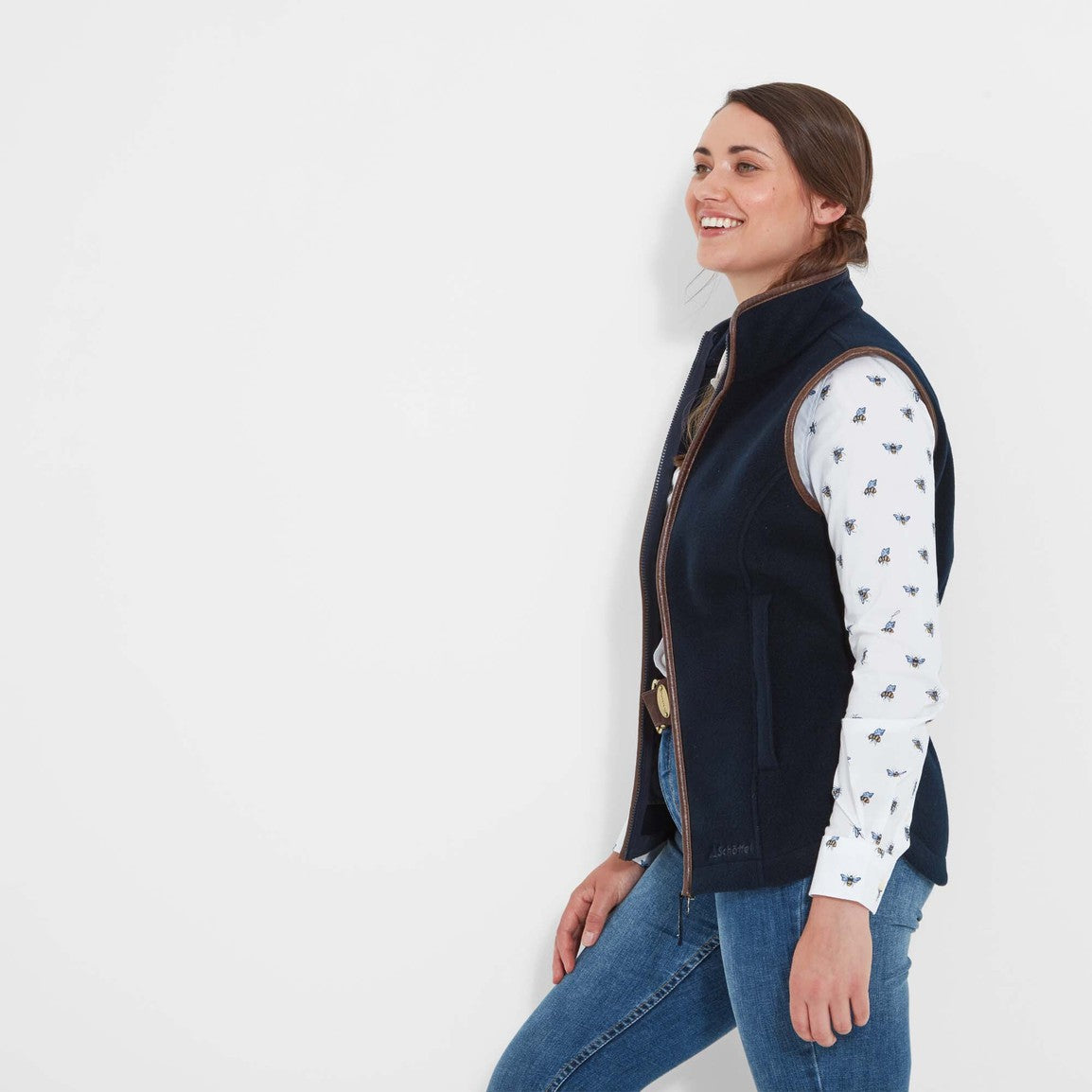 Schoffel Lyndon Fleece Gilet - Navy