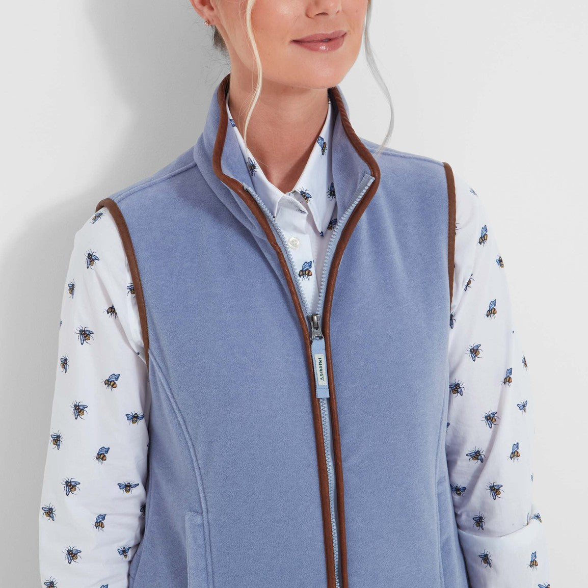 Schoffel Lyndon Fleece Gilet - Powder Blue